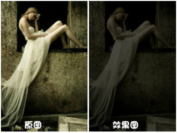isee图片专家,isee图片专家做出天黑黑的效果美女图