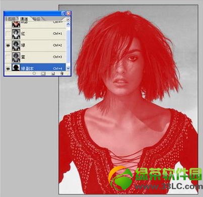 ps抠图技巧:PhotoShop通道抠图换背景教程11