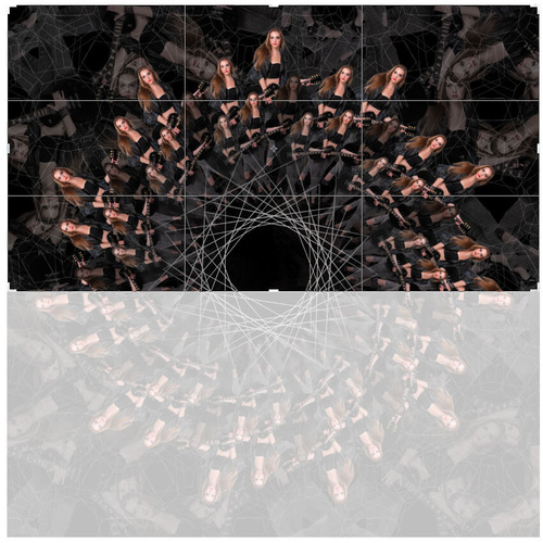 PS教程:PS创建摇滚女孩万花筒MV特效