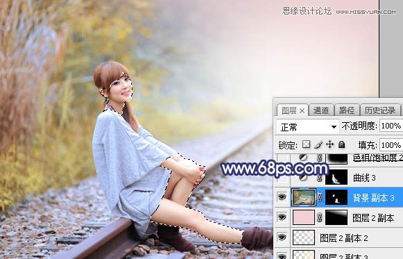 Photoshop调出外景果子照片甜美逆光效果图,PS教程,思缘教程网