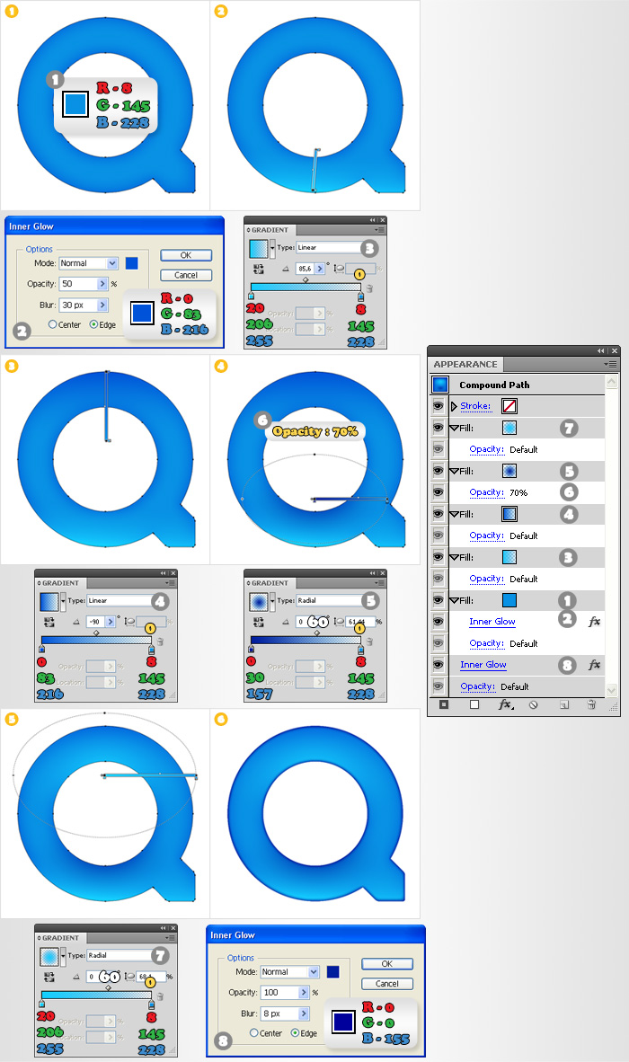 AI制作QuickTime Logo教程 全福编程网网 AI实例教程