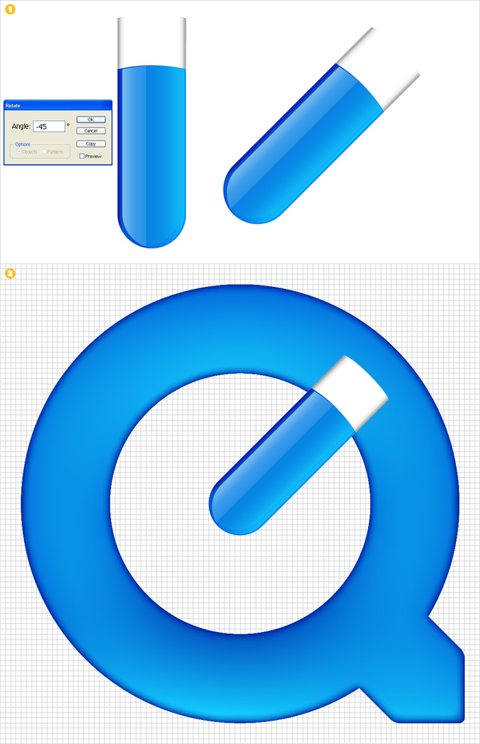 AI制作QuickTime Logo教程 全福编程网网 AI实例教程