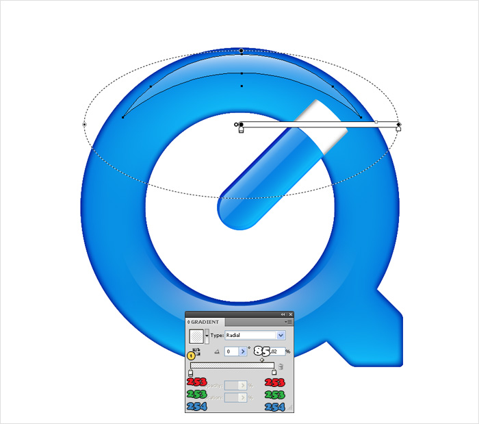 AI制作QuickTime Logo教程 全福编程网网 AI实例教程