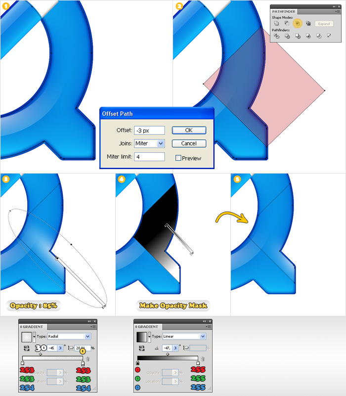 AI制作QuickTime Logo教程 全福编程网网 AI实例教程