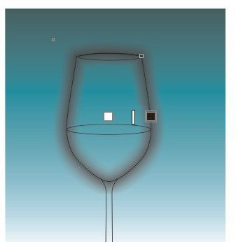 CorelDRAW绘制质感的高脚杯