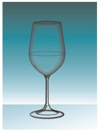 CorelDRAW绘制质感的高脚杯