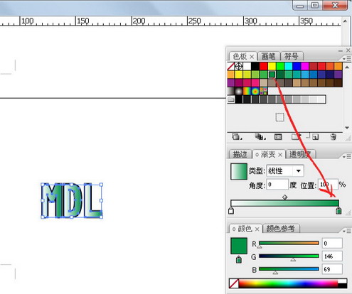 AI制作漂亮描边效果字 全福编程网教程网 AI教程