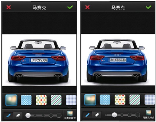 美图秀秀手机版2.3系列评测之马赛克6宗最 全福编程网