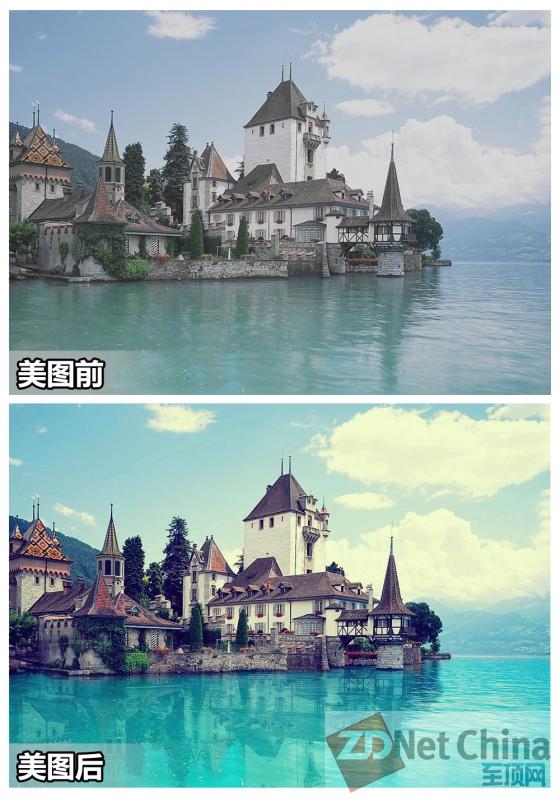 巧为湖水照加倒影 提升照片纵深感 全福编程网