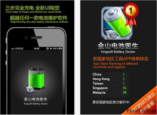 金山电池医生：iPhone/Android手机电池维护 全福编程网