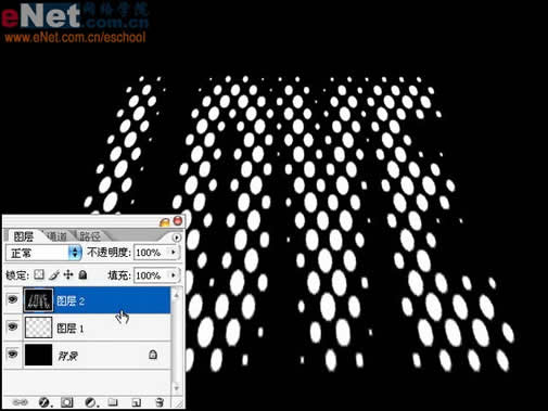 用Photoshop打造打孔霓虹灯光文字