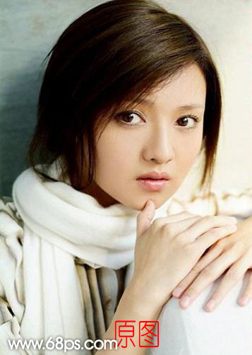 Photoshop把美女照片转仿手绘效果教程 全福编程网教程