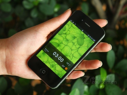 苹果 iPhone 4 黑色 外观图 