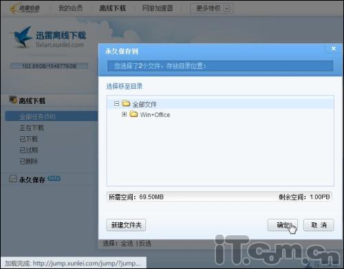云存储  迅雷离线下载支持永久保存