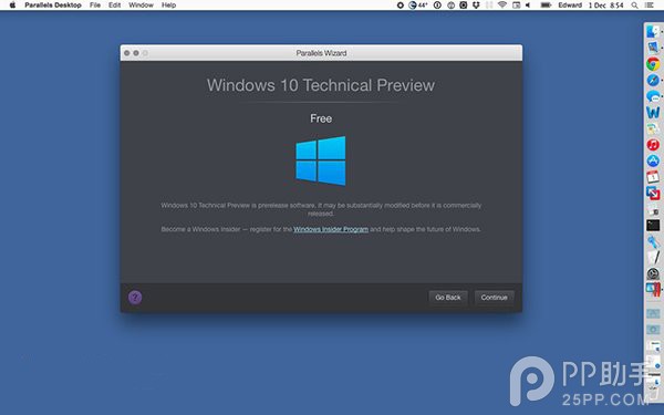Mac OS X虚拟机Parallels可运行windows 10 全福编程网