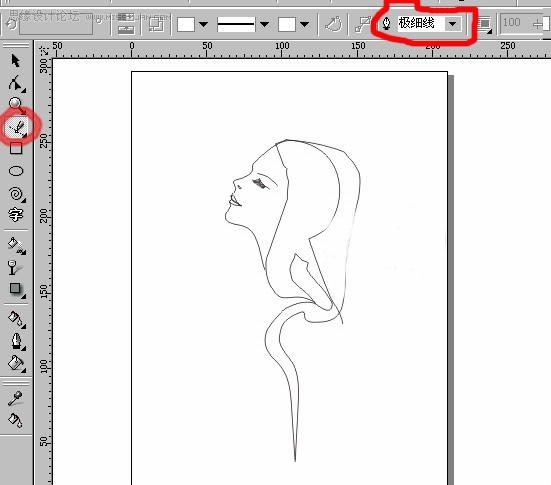 Coreldraw绘画时尚女性技法集合,全福编程网