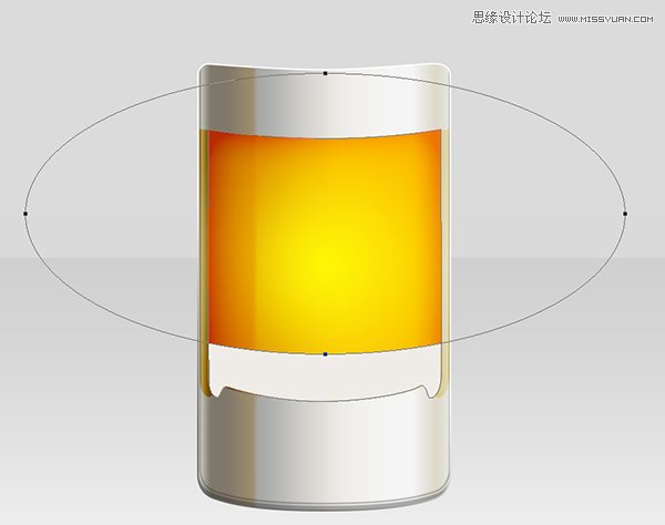 Photoshop绘制冰爽的啤酒和啤酒杯教程,PS教程,思缘教程网