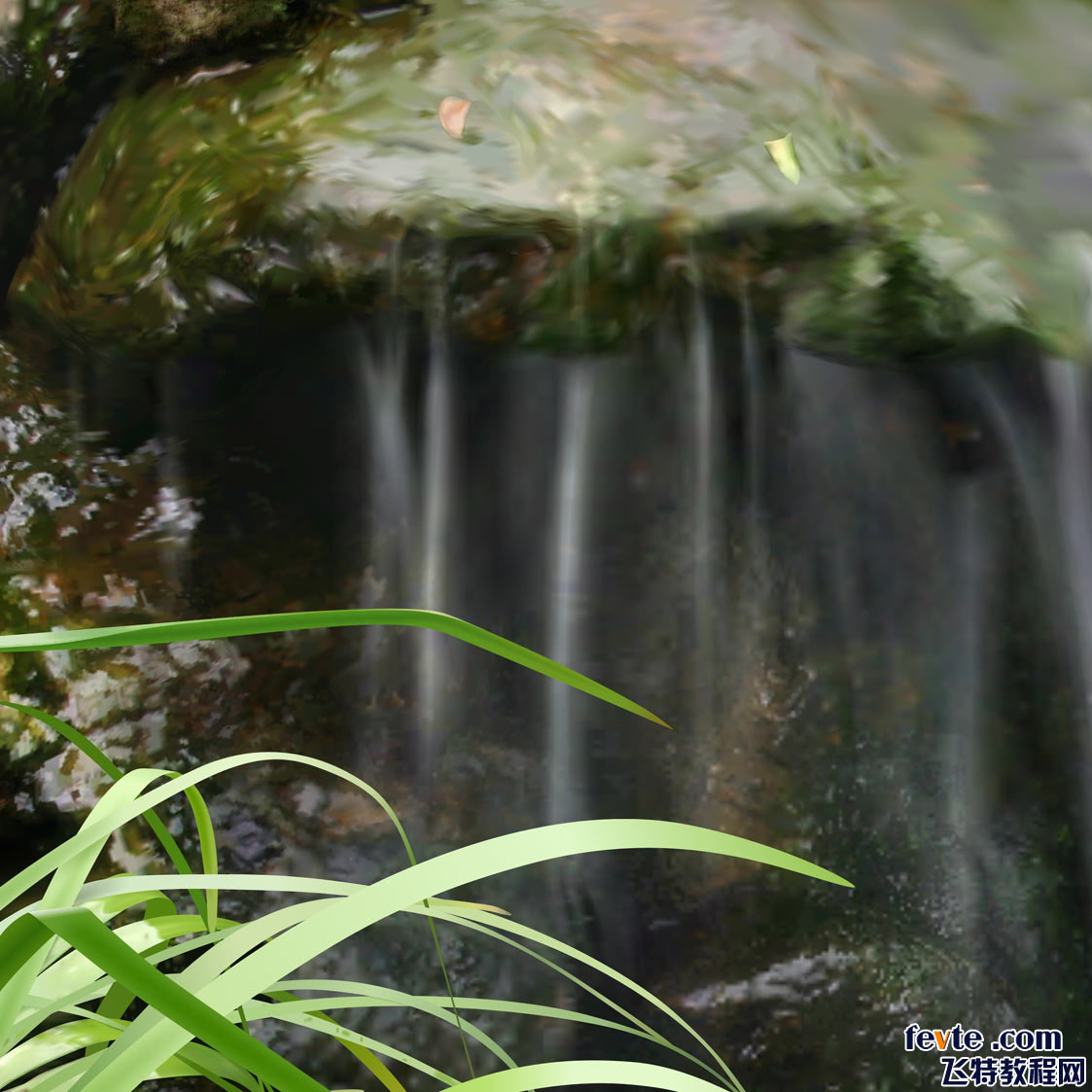 CDR打造写实风景画过程介绍 全福编程网网 CDR实例教程
