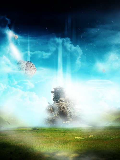 PhotoShop合成魔幻城堡幻境的详细教程 全福编程网教程