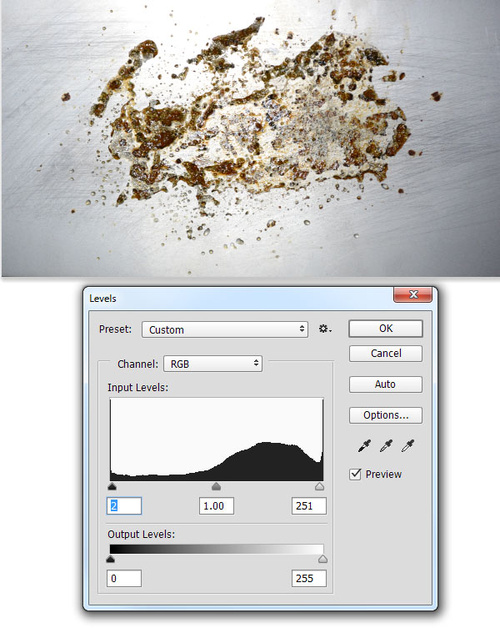 PS教程：Photoshop制作个性化锈迹笔刷