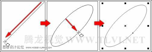 使用CorelDRAW绘制椭圆和圆形,破洛洛