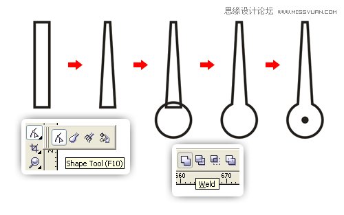 CorelDraw绘制超真实的手表教程,全福编程网教程