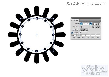 Illustrator制作心形矢量图案效果图片教程