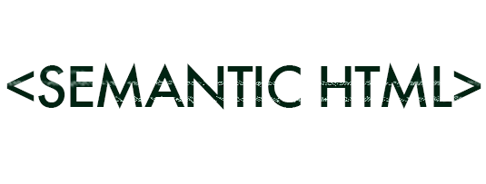 Semantic markup